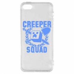 Чехол для iPhone5/5S/SE Creeper Squad - PrintSalon