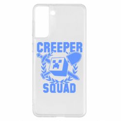 Чехол для Samsung S21+ Creeper Squad - PrintSalon