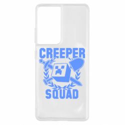 Чехол для Samsung S21 Ultra Creeper Squad - PrintSalon