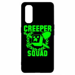 Чехол для Oppo Find X2 Creeper Squad - PrintSalon
