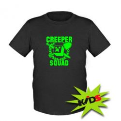 Детская футболка Creeper Squad - PrintSalon