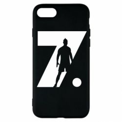 Чехол для iPhone SE 2022 Cristiano Ronaldo Silhouette Art - PrintSalon