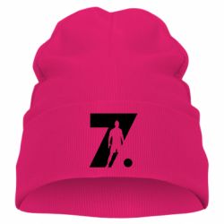 Детская шапка Cristiano Ronaldo Silhouette Art - PrintSalon