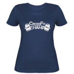 Женская футболка CrossFit Champ - PrintSalon