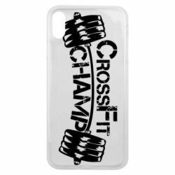Чехол для iPhone Xs Max CrossFit Champ - PrintSalon