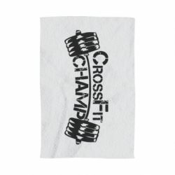 Полотенце с принтом CrossFit Champ - PrintSalon
