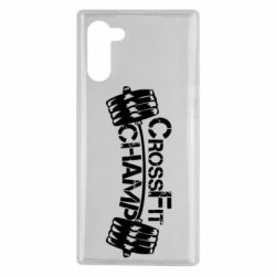 Чехол для Samsung Note 10 CrossFit Champ - PrintSalon