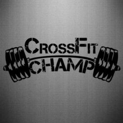 Наклейка CrossFit Champ - PrintSalon