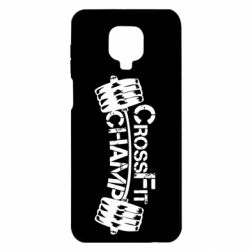 Чехол для Xiaomi Redmi Note 9S/9Pro/9Pro Max CrossFit Champ - PrintSalon