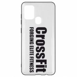 Чехол для Samsung A21s Crossfit Forging Elite Fitness - PrintSalon