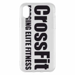 Чехол для iPhone X/Xs Crossfit Forging Elite Fitness - PrintSalon