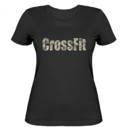 Женская футболка CrossFit камуфляж - PrintSalon