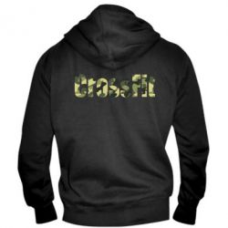 Мужское худи на молнии CrossFit камуфляж - PrintSalon