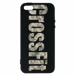 Чехол для iPhone5/5S/SE CrossFit камуфляж - PrintSalon