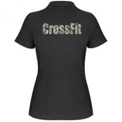 Женское поло CrossFit камуфляж - PrintSalon