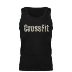 Мужская майка CrossFit камуфляж - PrintSalon