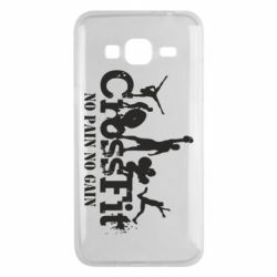 Чехол для Samsung J3 2016 Crossfit No pain No Gain - PrintSalon