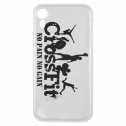 Чехол для iPhone XR Crossfit No pain No Gain - PrintSalon
