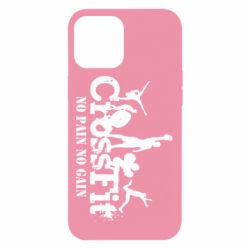 Чехол для iPhone 12 Pro Max Crossfit No pain No Gain - PrintSalon