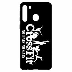 Чехол для Samsung A21 Crossfit No pain No Gain