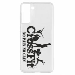 Чехол для Samsung S21+ Crossfit No pain No Gain - PrintSalon