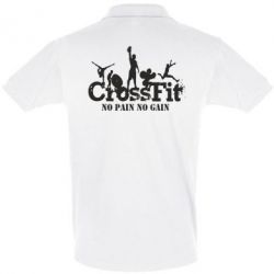 Мужское поло Crossfit No pain No Gain