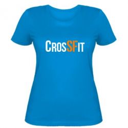 Женская футболка CrossFit SF - PrintSalon