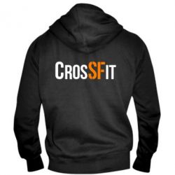 Мужское худи на молнии CrossFit SF - PrintSalon