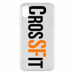 Чехол для iPhone X/Xs CrossFit SF - PrintSalon