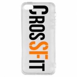 Чехол для iPhone5/5S/SE CrossFit SF - PrintSalon