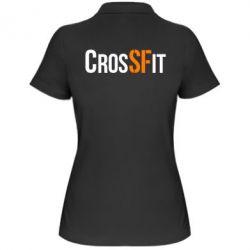 Женское поло CrossFit SF - PrintSalon