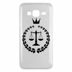 Чехол для Samsung J3 2016 Crown for a lawyer-PrintSalon Чехол для Samsung J3 2016 Crown for a lawyer