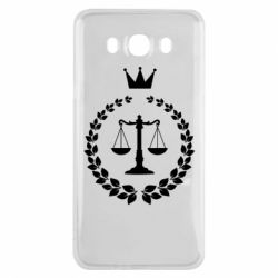 Чехол для Samsung J7 2016 Crown for a lawyer - PrintSalon
