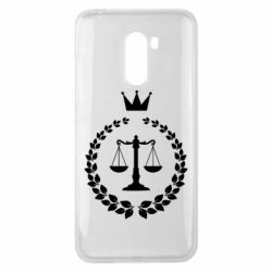 Чехол для Xiaomi Pocophone F1 Crown for a lawyer - PrintSalon