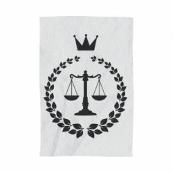 Полотенце с принтом Crown for a lawyer - PrintSalon