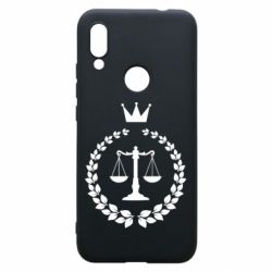 Чехол для Xiaomi Redmi 7 Crown for a lawyer - PrintSalon