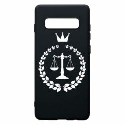 Чехол для Samsung S10+ Crown for a lawyer - PrintSalon