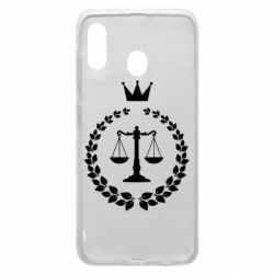 Чехол для Samsung A30 Crown for a lawyer - PrintSalon