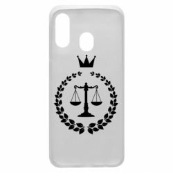 Чехол для Samsung A40 Crown for a lawyer - PrintSalon