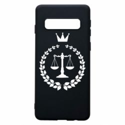 Чехол для Samsung S10 Crown for a lawyer - PrintSalon