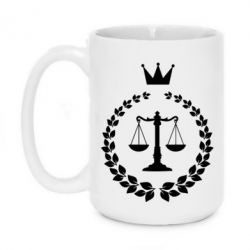 Чашка 420ml Crown for a lawyer - PrintSalon