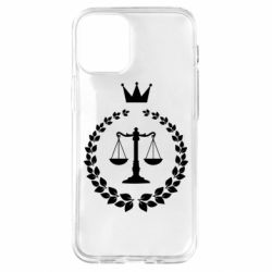 Чехол для iPhone 12 mini Crown for a lawyer - PrintSalon