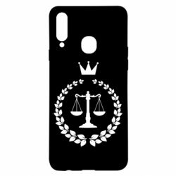 Чехол для Samsung A20s Crown for a lawyer - PrintSalon