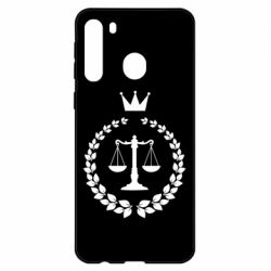 Чехол для Samsung A21 Crown for a lawyer - PrintSalon