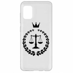 Чехол для Samsung A31 Crown for a lawyer - PrintSalon