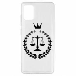 Чехол для Samsung A51 Crown for a lawyer - PrintSalon