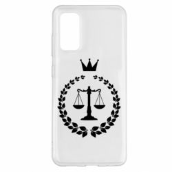 Чехол для Samsung S20 Crown for a lawyer - PrintSalon