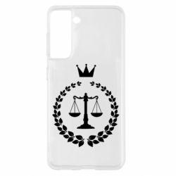 Чехол для Samsung S21 Crown for a lawyer