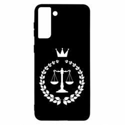 Чехол для Samsung S21 Ultra Crown for a lawyer - PrintSalon