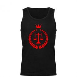 Мужская майка Crown for a lawyer - PrintSalon